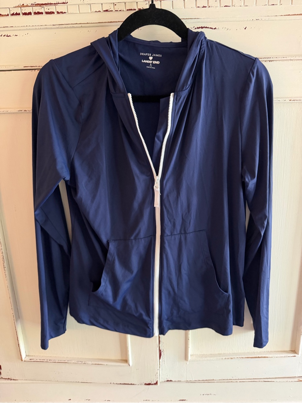 Lands' End Draper James (small) spf hooded jacket EUC